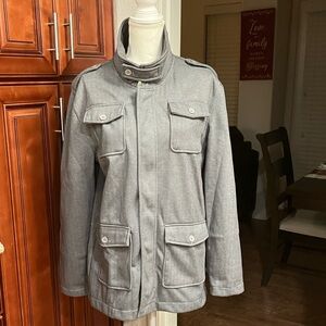 Elixir men’s Gray Military Style Jacket